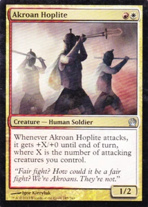 Akroan Hoplite Theros MTG Magic the Gathering x1 - Picture 1 of 2