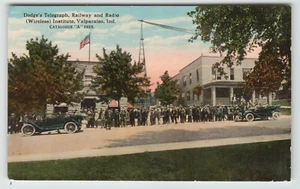 Postcard Dodge's Telegraph, Railway and Radio Institute in Valparaiso, IN. - Picture 1 of 2