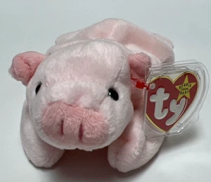 TY Beanie Baby Squealer the Pig #4005 Tag Errors 1993 - Picture 1 of 19