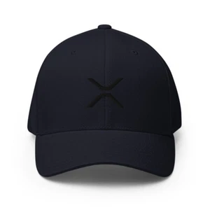 Gorra de béisbol negra sutil XRP ondulada criptomoneda cripto comerciante regalo papá sombrero - Imagen 1 de 9