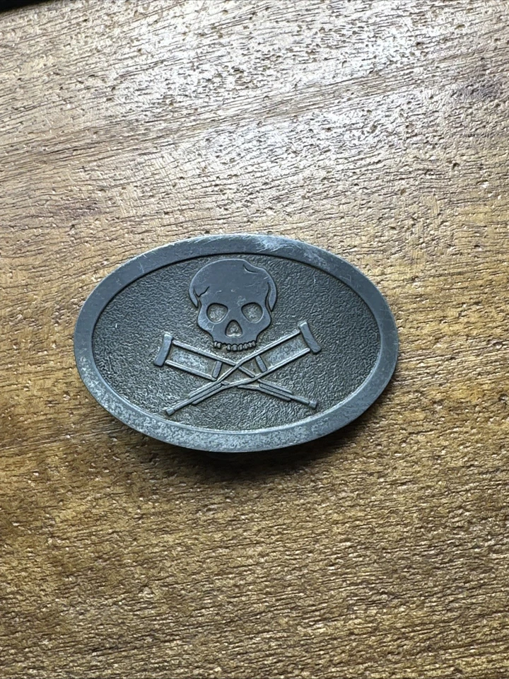 Hebilla de cinturón Jackass Skull & Mutches - Promoción MTV - De colección Knoxville Bam Foto 1 de 4