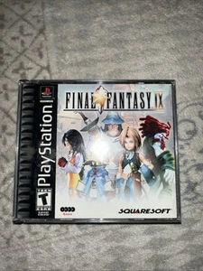 Final Fantasy IX [Black Label] PS1 (Sony PlayStation 1, 2000) w/ Manual - Picture 1 of 6