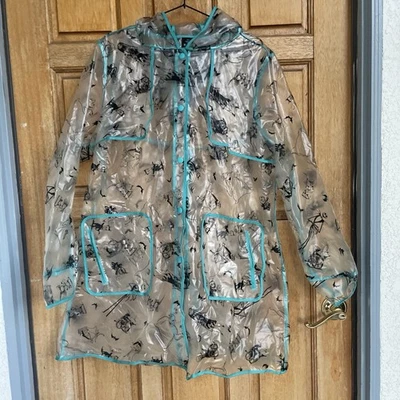 Disney Nightmare Before Christmas Hooded Rain Jacket w/Pockets New Size 2 - Image 1 of 4