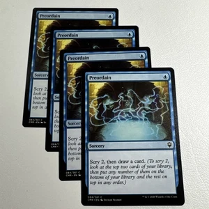 [4X] Preordain - Regular #84 Commander Legends come nuovo - Foto 1 di 2