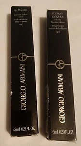 Giorgio Armani Lip Maestro Intense Velvet Color Lip Gloss (0.22oz) Lot of 2 NIB - Picture 1 of 15