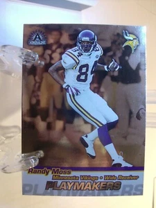 2002 Pacific Adrenaline Playmakers Football Card #10 Randy Moss (85467) - Picture 1 of 2