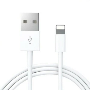 iPhone oplaadkabel wit 30cm - Afbeelding 1 van 5