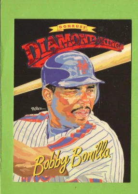 1994 - DONRUSS - JUMBO BONUS CARD - DIAMOND KINGS - BOBBY BONILLA - 00431/10,000 - Image 1 of 4