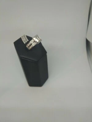 Anillo oro blanco diamante - Imagen 1 de 4