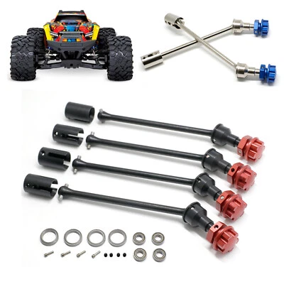 4Pcs For 1/10 Traxxas MAXX Widemaxx RC Car 8996X Steel Extended Drive Shaft CVD  - Image 1 of 4