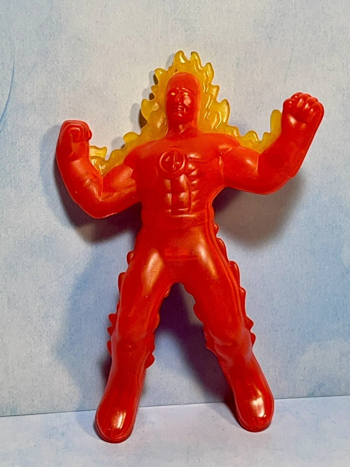 Figura de acción Light-Up Human Torch 2010 4,5" #6 Fantastic 4 Four Foto 1 de 2