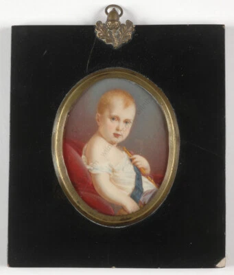 Rosé "Copy after Baron François Gérard's "Portrait du Roi de Rome enfant"" - Image 1 of 4