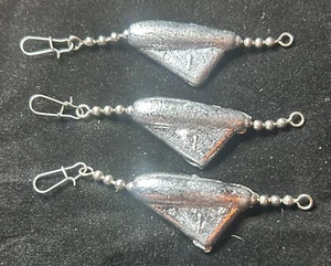Pappy’s 1oz. Keel Weights with Duo Lock Snap 3 Pack - Picture 1 of 1