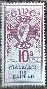 Republ8c Of Ireland Revenue Stamp 1925 - Picture 1 of 1
