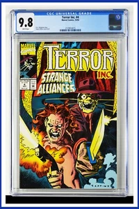 Terror Inc. #4 CGC Graded 9.8 Marvel October 1992 White Pages Comic Book. - Picture 1 of 2