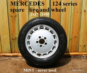 Mercedes-Benz Wheel and Tire SPARE LIKE NEW Original 15" for W124 - Picture 1 of 10