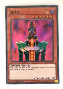 YUGIOH - JINZO - SUPER RARE - MYFI-EN041 - 1st EDITION - NM - Picture 1 of 2