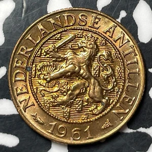 1961 Netherlands Antilles 1 Cent (57 Available) (1 Coin Only) High Grade! - Picture 1 of 3