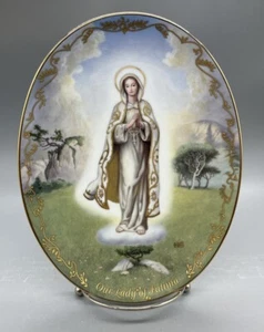 Placa Coleccionista Nuestra Señora de Fátima Visiones de Nuestra Señora Bradford Exchange - Imagen 1 de 2