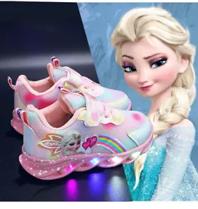 2024Kinder LED leuchtende Schuhe Sneakers Blinkende Mädchen Licht Up Turnschuhe~ - Bild 1 von 14
