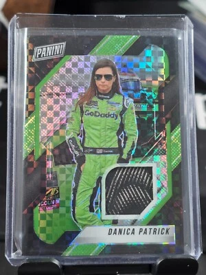 2021 Panini VIP Danica Patrick Relic Black Checkered 3/5 - Image 1 of 2