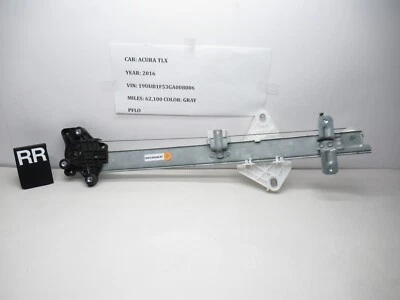 15-20 Acura TLX Rear Right Door Window Regulator CM093500A  OEM Foto 1 de 4