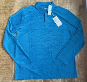 Tommy Bahama Herren Langarm Blau Palm Coast Polo Islandzone Medium - Bild 1 von 13