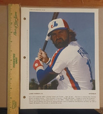 1980 Montreal Expos Dimanche-Derniere Heure Photo Larry Parrish #15