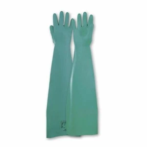 HONEYWELL CAMATRIL 733 CHEMICAL RESISTANT LONG SLEEVE GLOVES SIZE MEDIUM. 08 - Picture 1 of 1