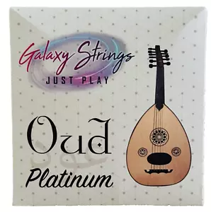 Galaxy Strings Oud Strings, Arabic Tuning,12 strings,clear Carbon &Silver plated - Picture 1 of 2