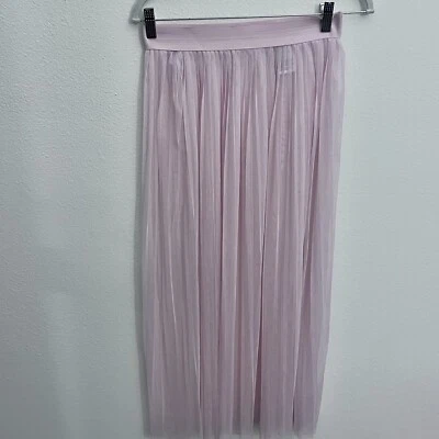 Falda de festival transparente H&M X Coachella en rosa pálido claro talla 8 o pequeña/mediana!  Foto 1 de 3