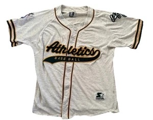 Vintage Oakland A’s Athletics Starter Baseball Jersey MLB Tupac Shakur Shirt L - Picture 1 of 14