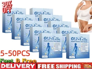 GLP-1 Pro+Six in One Health Solution Oral Liquid,Weight Management&MultiBenefits - Picture 1 of 20