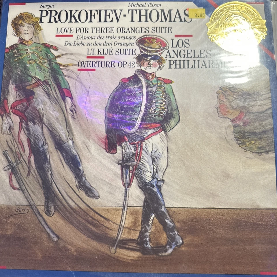SERGEI PROKOFIEV,MICHAEL TILSON,THOMAS/LOVE FOR THREE ORANGES SUITE/VINYL/SEALED - Imagem 1 de 4