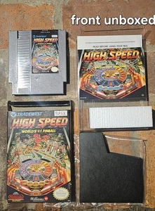 High Speed (Pinball) NES (CIB) includes pictured inserts and manual - Picture 1 of 12