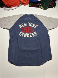 Mirage First String Cooperstown Vintage New York Yankees Jersey 1961 Large - Picture 1 of 5