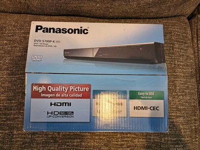 Open Box Panasonic DVD-S700 Full HD DVD Upscale Player USB HDMI (NO REMOTE) - Image 1 of 3