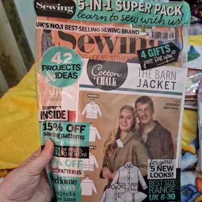 Simply Sewing magazine #138 2025 Learn to Sew 5-in-1 Super Pack: The Barn Jacket - Image 1 of 4