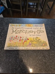 Vintage 1964 The Wonderful Magical World of Marguerite Gail E. Haley 19" x 14" - Imagen 1 de 17