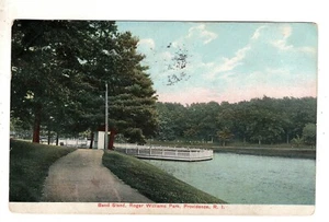 Band Stand Roger Williams Park Providence Rhode Island Postal RI - Imagen 1 de 2