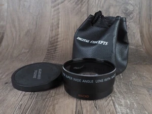 Digital Concepts Digital High Def .45x Wide Angle Lens w/ Cover and Bag Working - Picture 1 of 5