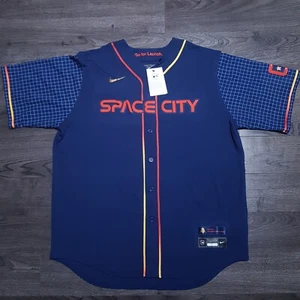 NIKE Justin Verlander Houston Astros Space City Connect Baseball Jersey Mens XL - Picture 1 of 10