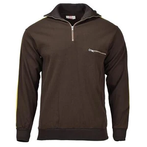 Original German military NVA brown sport jacket activewear vintage tracksuit - Picture 1 of 4