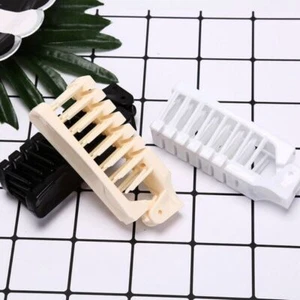 Travel Hair Brush And Comb Black Small Folding Unisex Lightweight Handbag Pocket - Picture 1 of 15