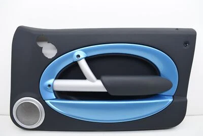 Mini Cooper S 2005 pasajero lado derecho eléctrico azul puerta panel tarjeta fabricante original KW53 Foto 1 de 4