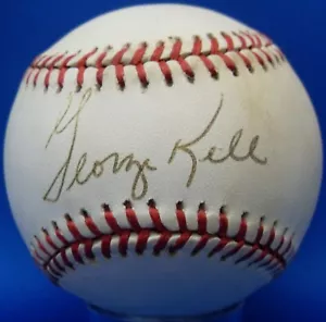 JSA George Kell Autographed Signed AUTO MLB Bobby Brown Baseball DBB 963 - Picture 1 of 6