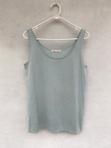 ☘️ Womens Claudia Nichole Silk & Cashmere Sleeveless Knit Cami Jumper Size M - Bild 1 von 4