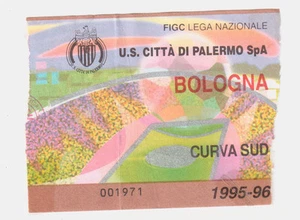 54244 256/tt BIGLIETTO Stadio - PALERMO vs BOLOGNA - 1995/1996 - Picture 1 of 3