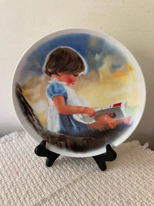 Zolan's "By Myself" 8.5" Children Collector Plate 1980 Pemberton Oakes - Imagen 1 de 6