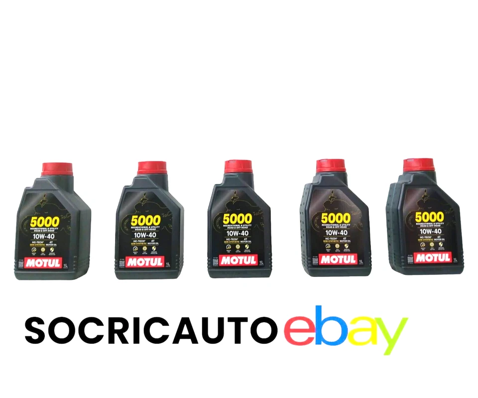 Motul 5000 10W-40 4T 1L Olio Motore Sintetico